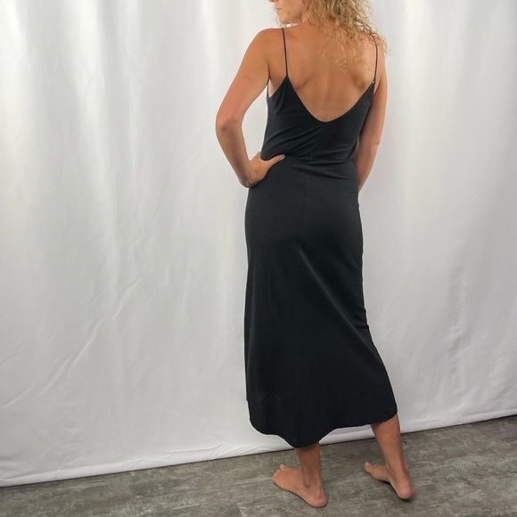 Morgane Le Fay Summer Midi Dress in Black Size Small - Picture 2 of 6